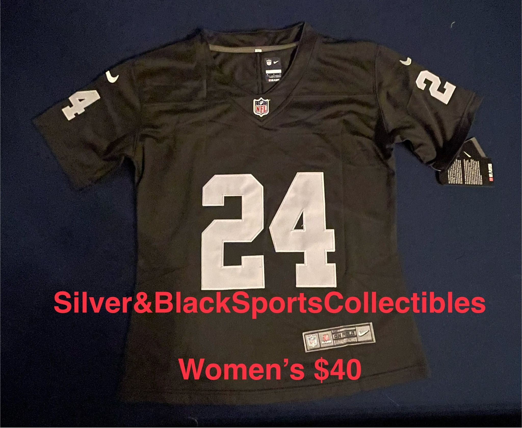 WOMENS STITCHED LAS VEGAS RAIDERS JERSEY SIZE SMALL UP TO 2XL Ships Same Day If Ordered Before 3pm PST