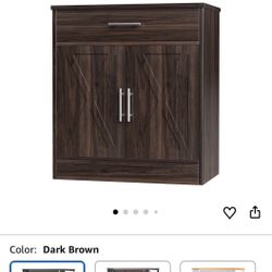 Shintenchi Farmhouse Storage Cabinets with Doors and Shelves,Kitchen Barn Door Storage Cabinet with Drawers,Coffee Bar Cabinet Buffest Sideboard for D