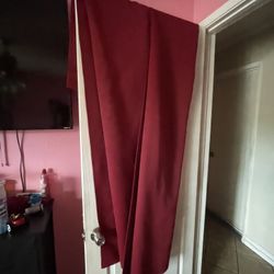 4 Cortinas Color Burgundy