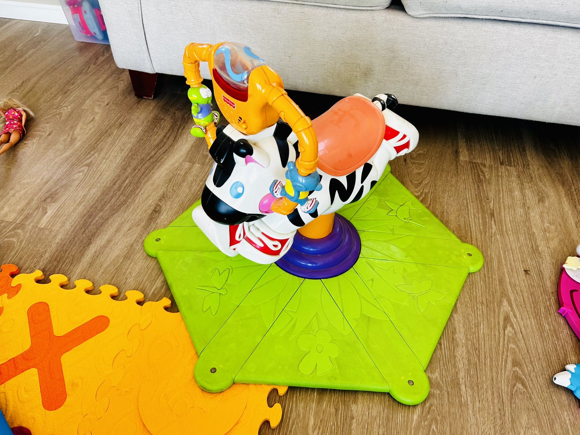 Fisher Price Bounce & Spin Zebra 🦓