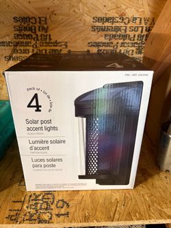 Solar post accent lights