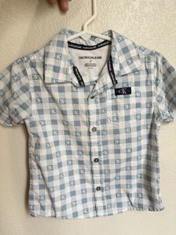 CK toddler Plaid Shirt