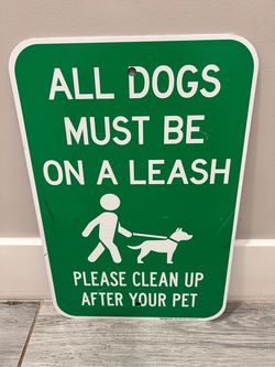 SmartSign"All Pets Must be on a Leash" Sign | 12" x 18" Aluminum