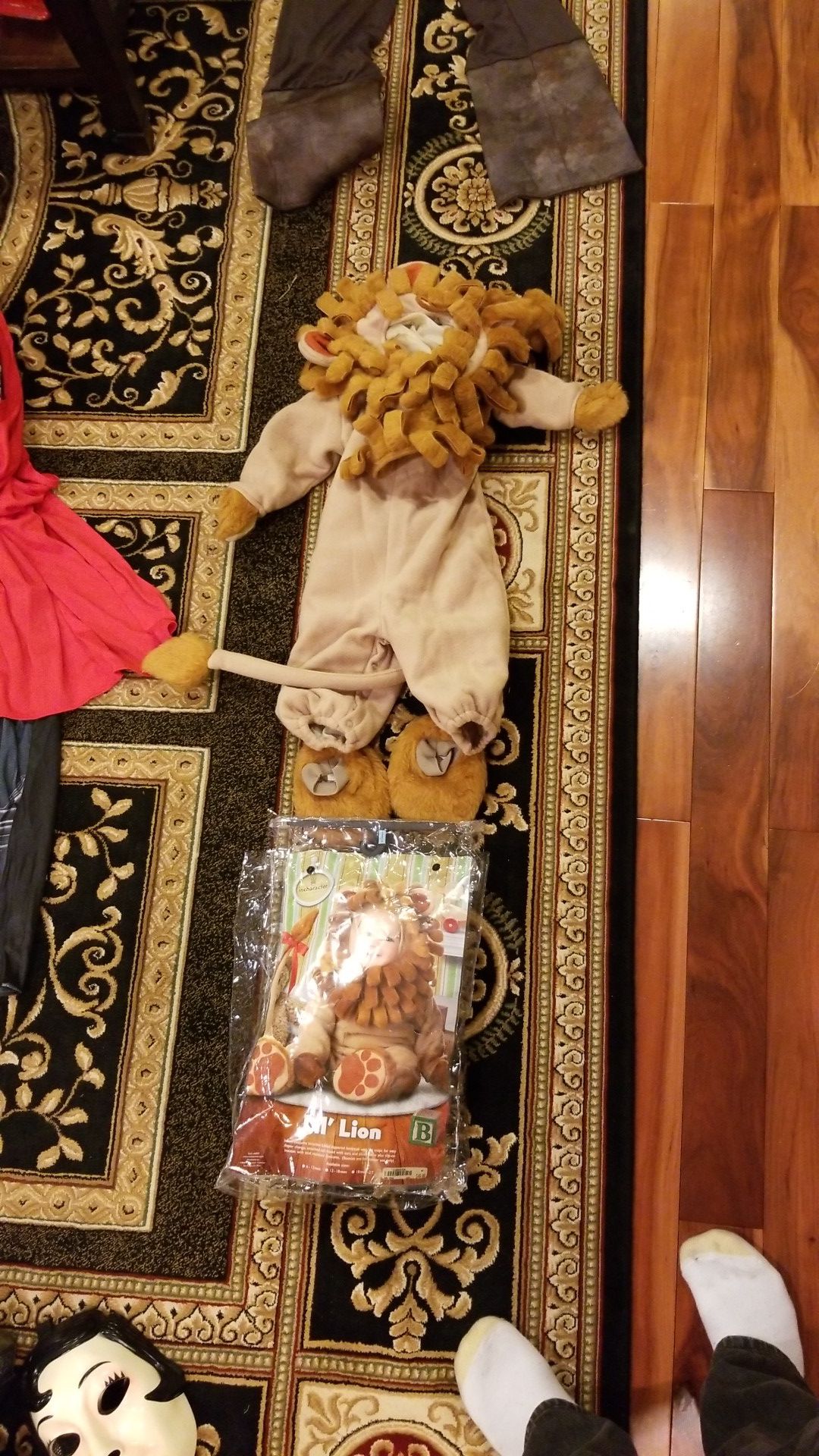 Lion costume 6 to 12 months