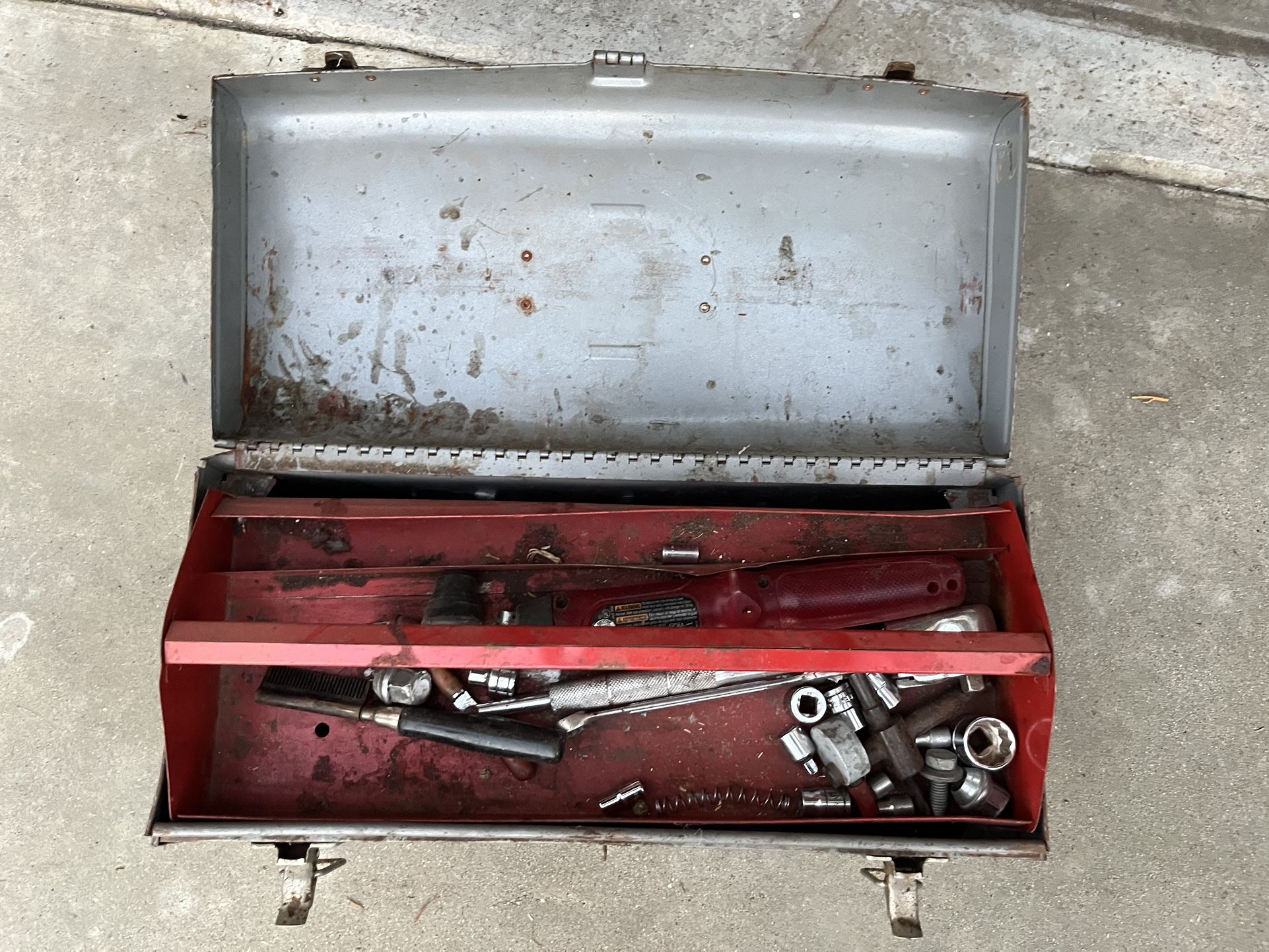 Craftsman Toolbox With Some Tools As Pictured
