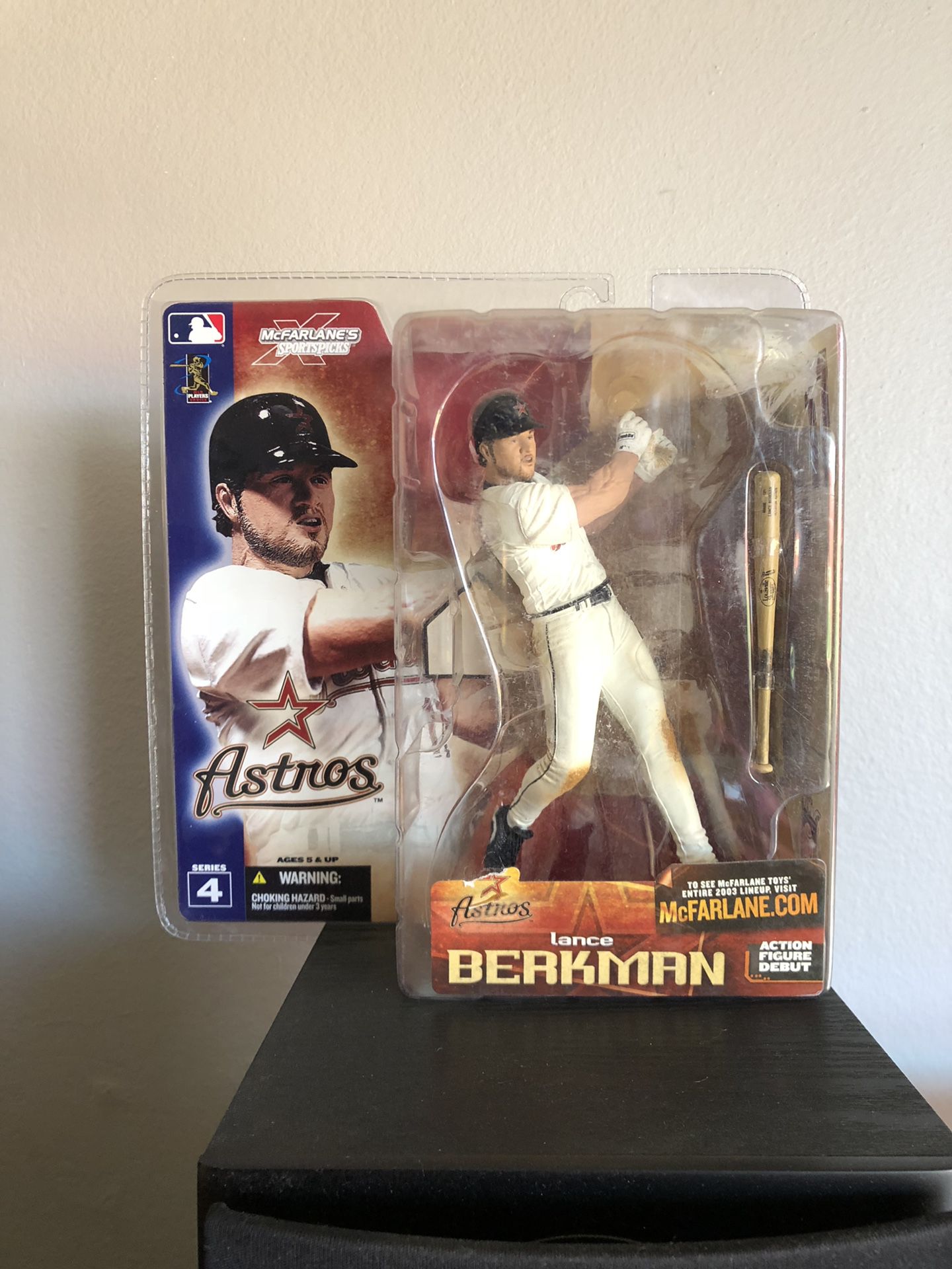 2003 Mcfarlane toys MLB Houston astros lance berkman figure