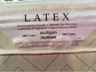 Mulligan Latex Mattresses — Split California King Set — $160