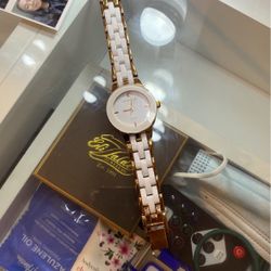 Anne Klein Diamond Dial Bracelet Watch 