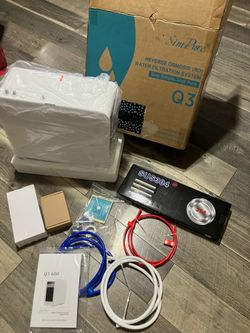 SimPure Q3-600 7-Stage 600GPD Under Sink Tankless RO Water Filtration System