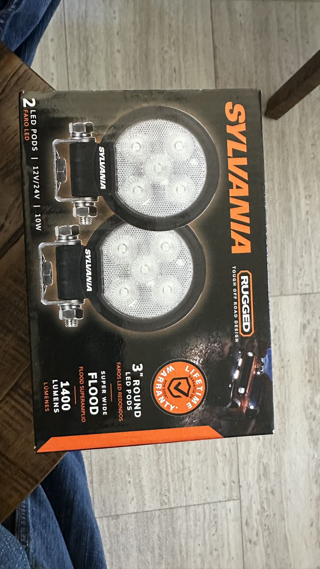 Sylvania Rugged Tough Road Design 3” Round LED Pods