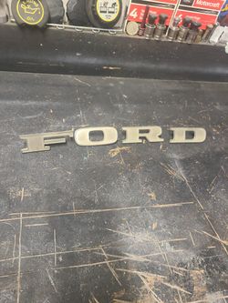 Ford F100 F-100 Hood Letters