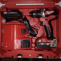 Milwaukee M18 Brushless Drill Kit With Battery,  Charger And Hard Shell Case