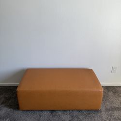 Steelcase Orange Ottoman / Bench