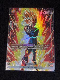 DRAGON BALL FUSION WORLD VEGETA FB03-089 SR ALT ART