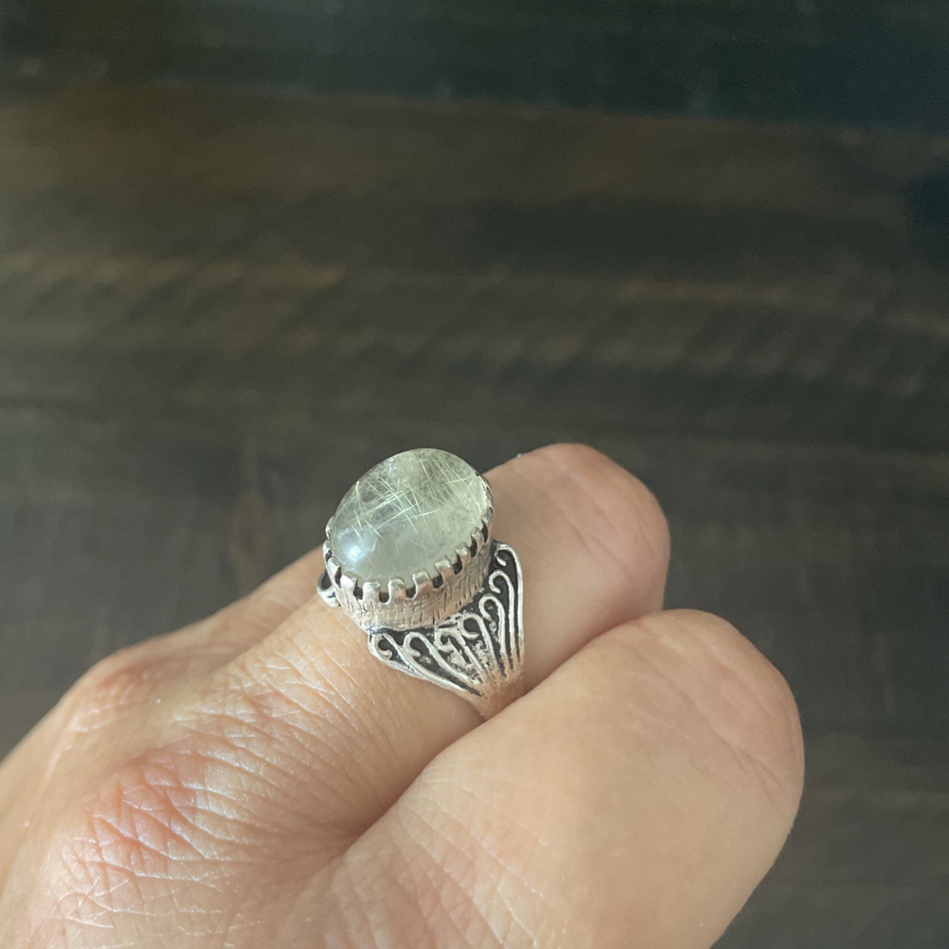 Sterling Silver Moonstone Ring