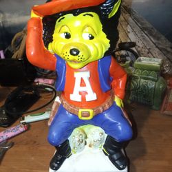 Arizona Wildcat Wilbur The Wildcat Empty Alcohol Bottle