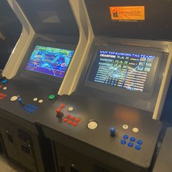 ARCADE GAMES PLAY 4300 GAMES PACMAN, GALAGA,marvel ,capcom