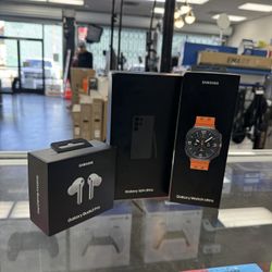 Samsung S24 Ultra *samsung Watch * Samsung Earbuds 