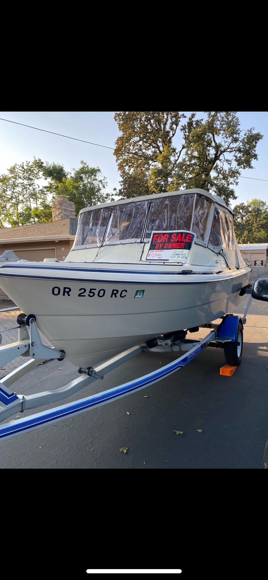1988 15' Open Bow Arima Sprinter boat