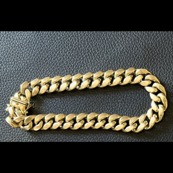 10k cuban bracelet CHUNKY