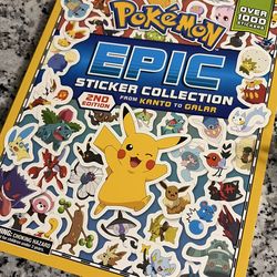 Pokémon sticker book