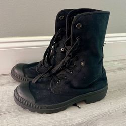 Military Style Canvas Boot Size 8.5 