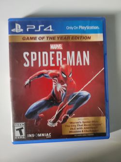 Marvel's Spider-Man Game of the Year Edition PS4