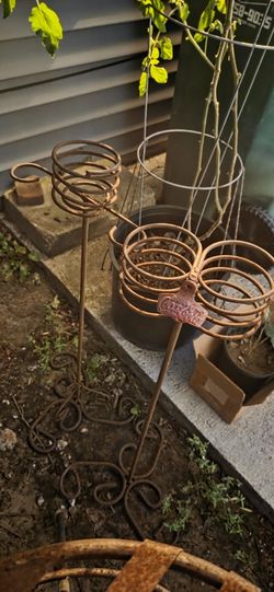 Wrought Iron Cup Holders