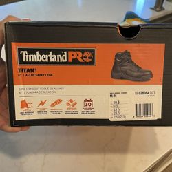 Brand New Timberland Pro Titan Work Boots 10.5 Black