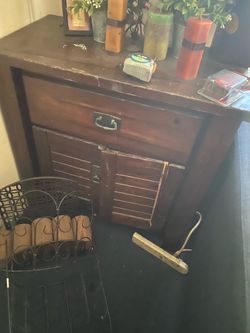 Wood cabinets