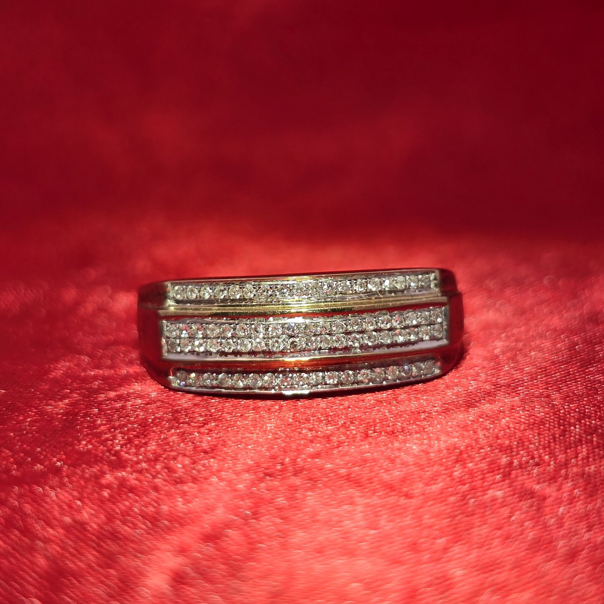 10k Yellow Gold Diamond Round Cut 0.22 ctw
