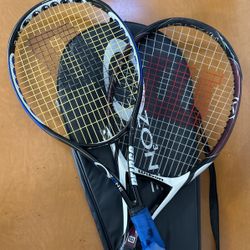 Tennis Racket Pair w/ Bag