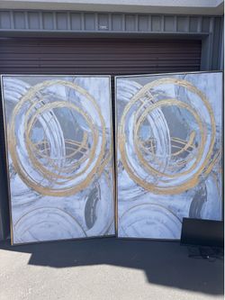 Statement Wall Art — Matching Set of 2