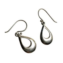  Sterling Silver  Teardrop Earrings