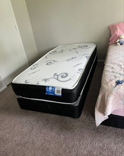Twin Mattress with Box Spring