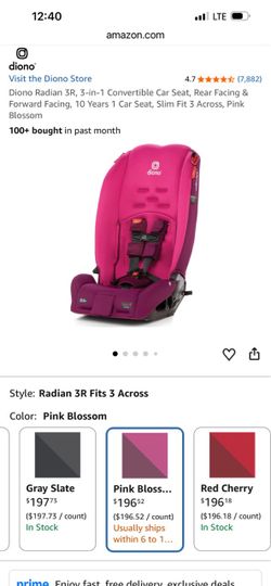 Diono Car Seat for girls - silla de carro para niñas