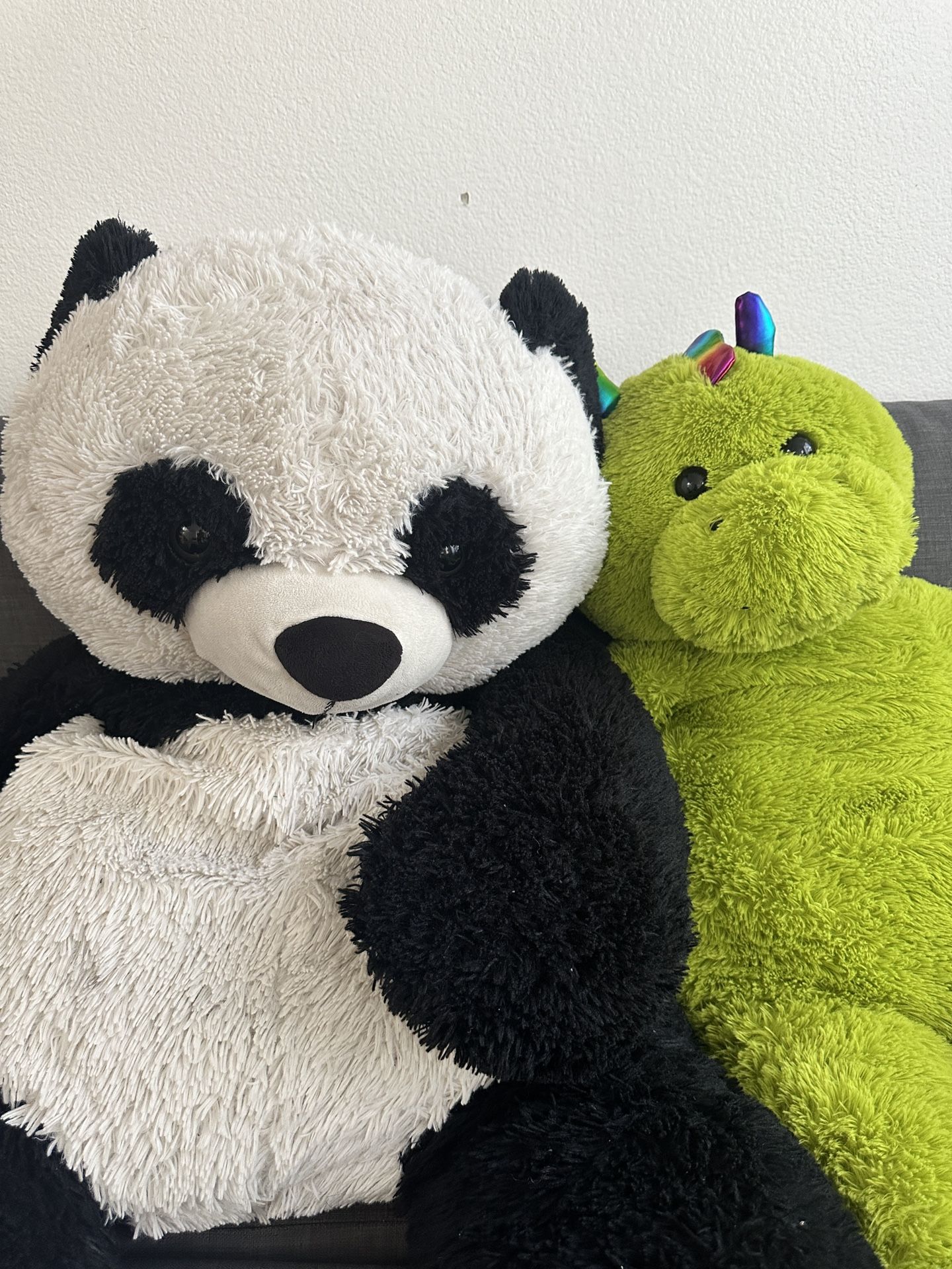 Giant Plushies Panda And Dragon Toy
