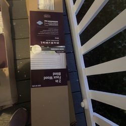 New blinds in box