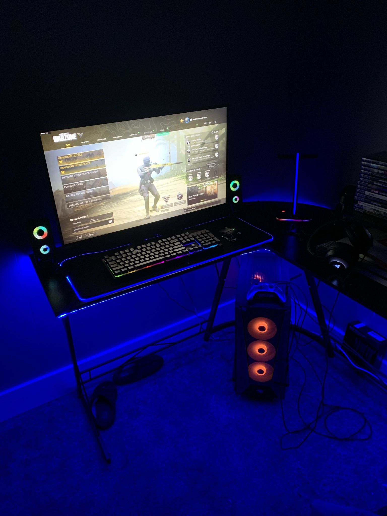 Gaming PC 3060 RTX TI  & LG GSYNC Ultra gear 32 In Monitor .5ms. Xbox Elite Controller