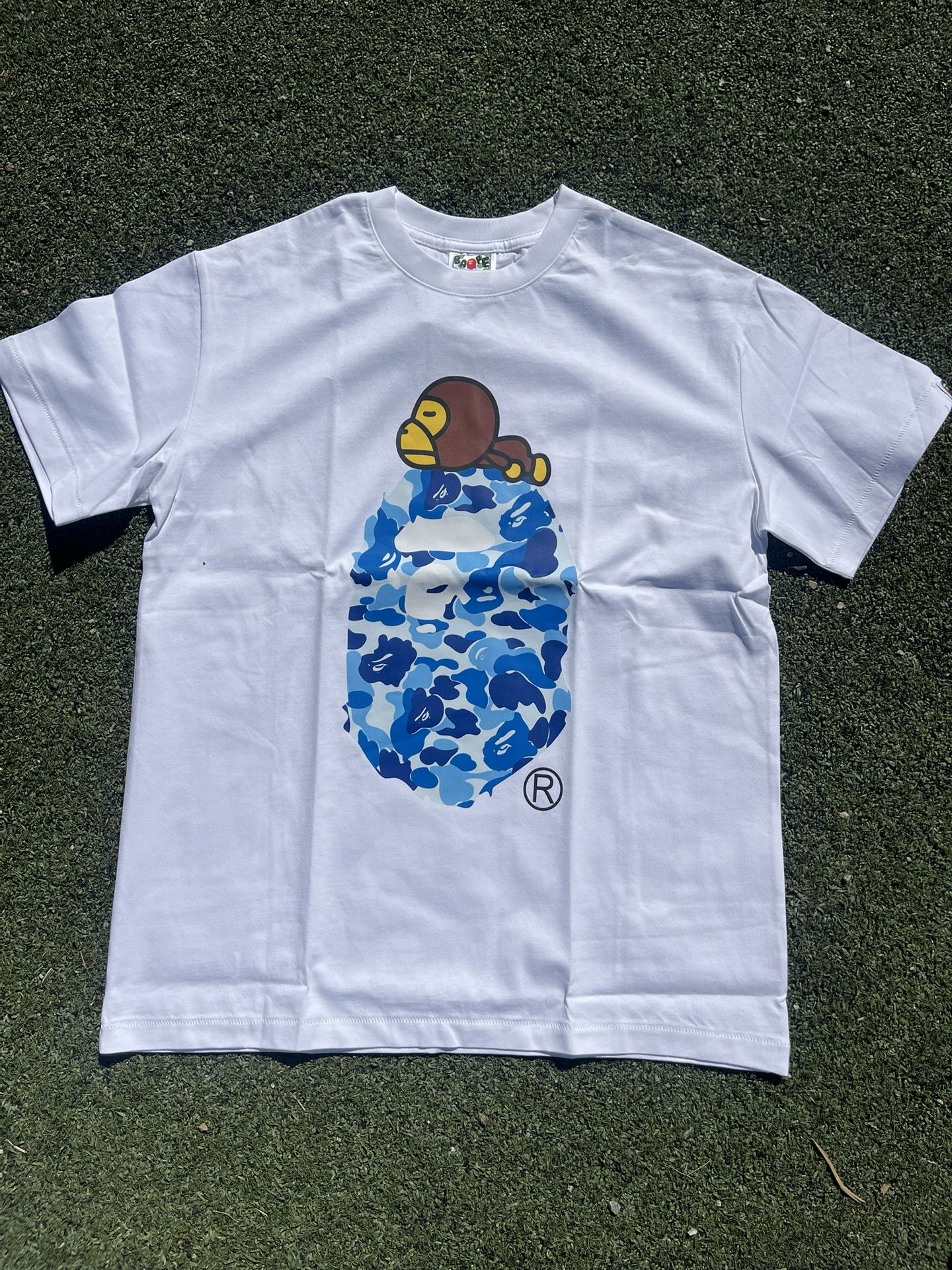 White Bape Camo Tee