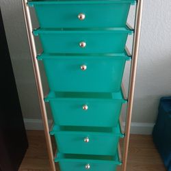 Storage Cart With 6 Drawers 