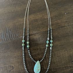 Turquoise Gem Necklace