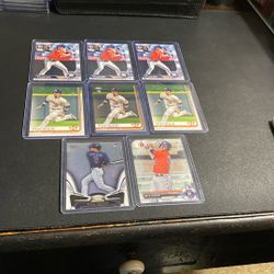 Kyle Tucker Rookie Card Lot (8) Cards