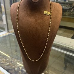 Gold Chain 26 Inch 14 Karat 28760