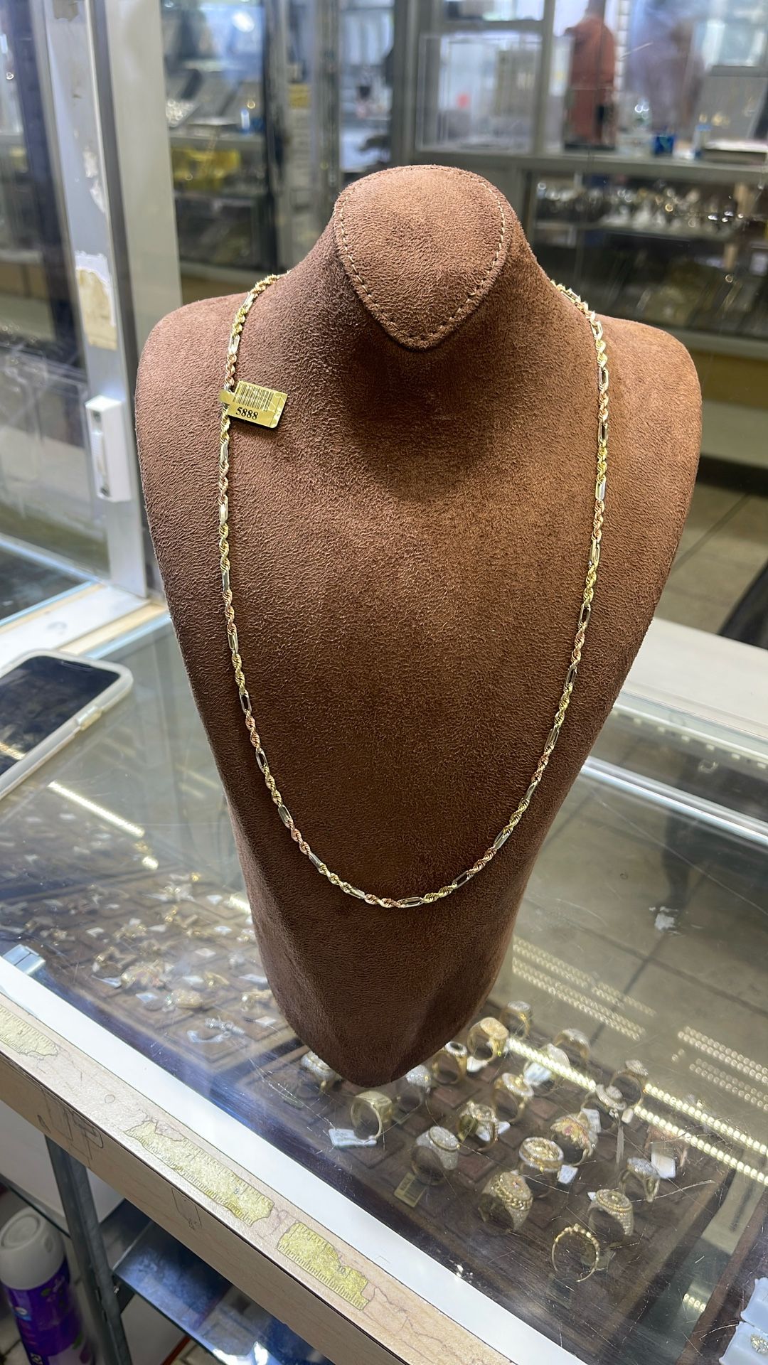 Gold Chain 25 Inch 14 Karat# 5888