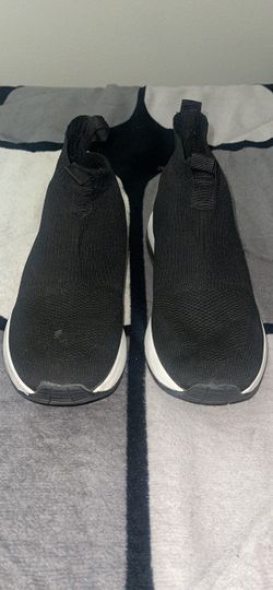 Pull & Bear Black Knit Slip-On Sneakers