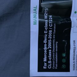 Touch Screen Radio W211/cls C-class 05-08 