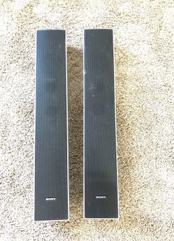 Sony front speakers.