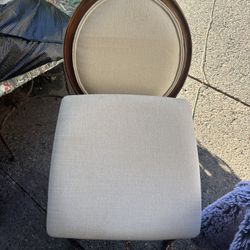 Chairs Two Wood Upholstered Folding Chairs 