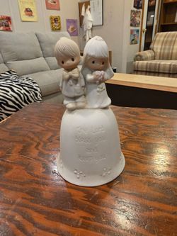 Precious Moments The Lord Bless You and Keep You Wedding Bell